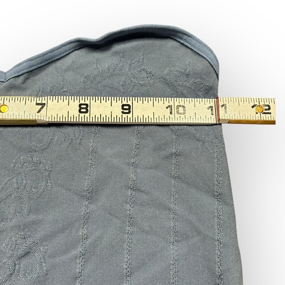 Free People Intimately Floral Bandeau Tube Top Blue XS/S Sweetheart Stretch NWOT - Picture 4 of 4